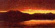 Sanford Robinson Gifford Twilight at Mt Merino Norge oil painting reproduction